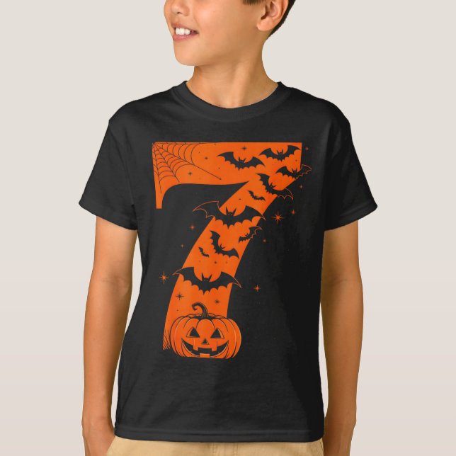 Camiseta Fun Six Seven 6 7 Meme Design Couples Halloween  (Anverso)