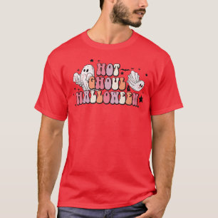 Camiseta Fun Spooky Hot Ghoul Halloween Fantasma Funny Fies