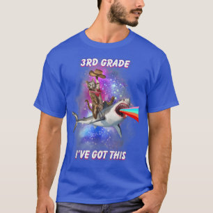 Camiseta Fun Third Grade School Ive Got This Cute Cat Shark