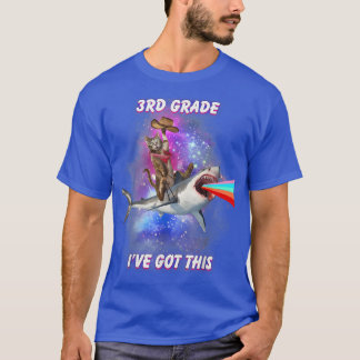 Camiseta Fun Third Grade School Ive Got This Cute Cat Shark
