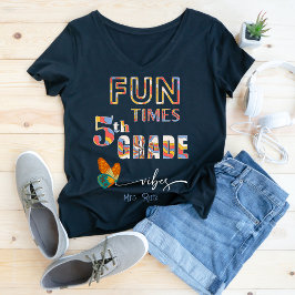 Camiseta Fun Times Equipos de profesores Personalizados de