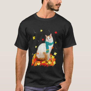 Camiseta Fun Turkish Van Thanksending Autumn Cat Lover