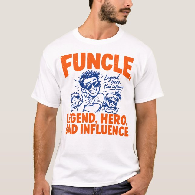 Camiseta Fun Uncle Gift Shirt (Anverso)