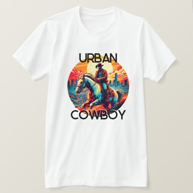 Camiseta Fun Urban Cowboy (Anverso del diseño)