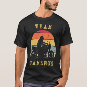 Camiseta Fun Vintage Retro Sunset Cameron Motorcycle Bicicl