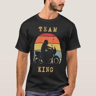 Camiseta Fun Vintage Retro Sunset King Motorcycle Rid