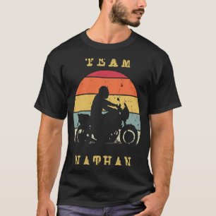 Camiseta Fun Vintage Retro Sunset Nathan Motociclista