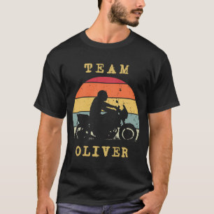 Camiseta Fun Vintage Retro Sunset Oliver Motorcycle Biker R