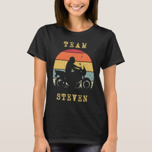 Camiseta Fun Vintage Retro Sunset Steven Motociclista R