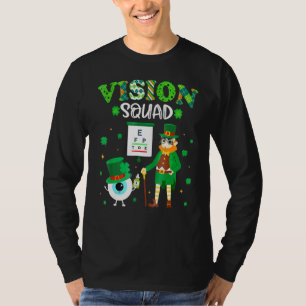 Camiseta Fun Vision Squad Leprechaun Optometrist St Patrick