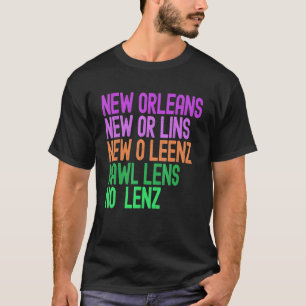 Camiseta Fun Ways To Say New Orleans Cool Mardi Gras 1