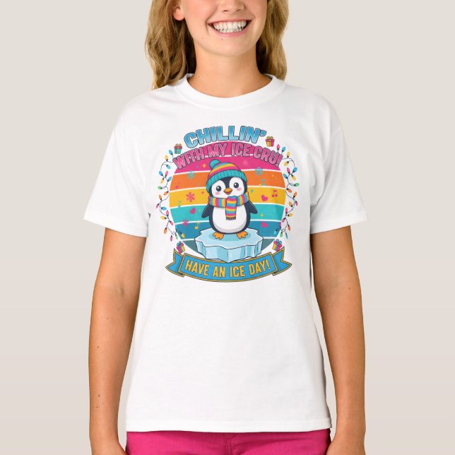 Camiseta Fun Winter Graphic Tee for Kids (Anverso)