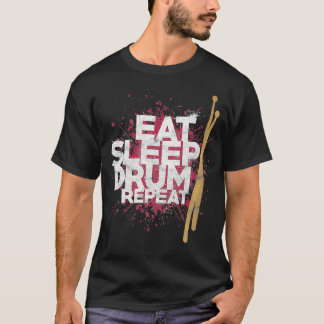 Camiseta Fun Youth Drummer Design Gift Drum Sticks Music