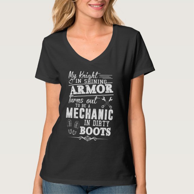 Camiseta Funciona Como Una Motocicleta Mecánica (Anverso)