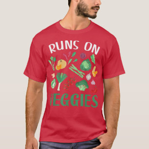 Camiseta Funciona Con Vegetales Vegetarianos Basados En Una