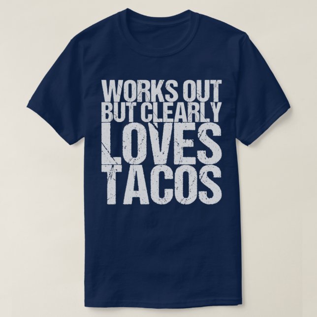 Camiseta Funciona Pero Ama Claramente Los Tacos (Diseño del anverso)