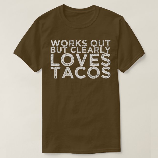 Camiseta Funciona Pero Ama Claramente Tacos1482 (Diseño del anverso)