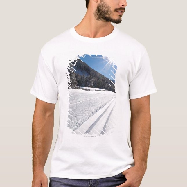 Camiseta funcionamiento de esquí a campo través preparado (Anverso)