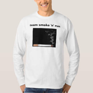 Camiseta funcionamiento del humo "n" del equipo