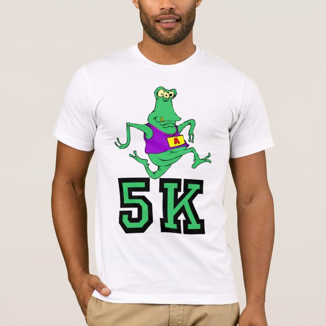 Camiseta Funcionamiento extranjero divertido 5K (Anverso)