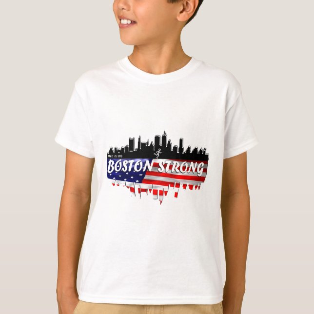 Camiseta Funcionamiento fuerte de Boston (Anverso)