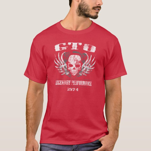 Camiseta Funcionamiento legendario de 1974 GTO (Anverso)