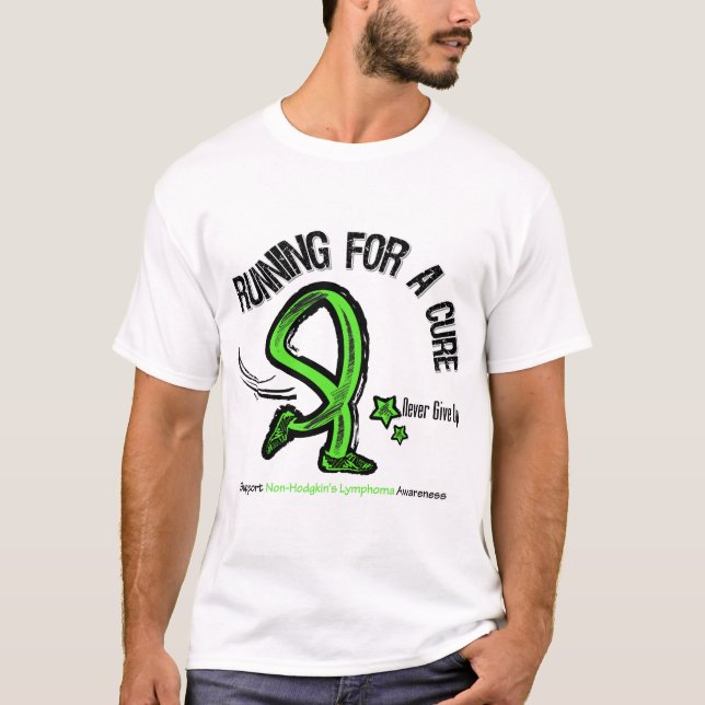 Camiseta Funcionamiento para un linfoma Non-Hodgkin de la (Anverso)