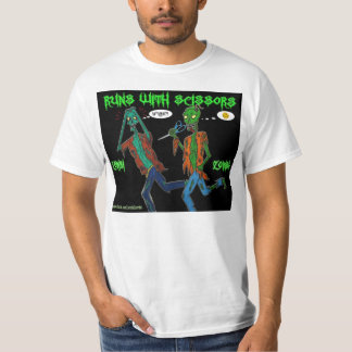 Camiseta funcionamientos con las tijeras