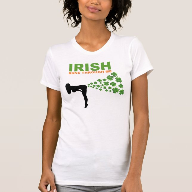 Camiseta Funcionamientos del irlandés a través de mí (Anverso)