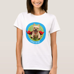 Camiseta Funcionamientos lindos del super héroe del bulldo