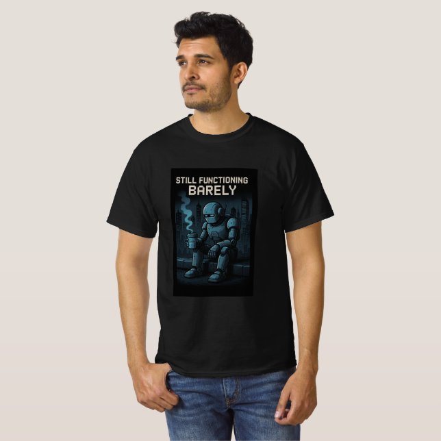 Camiseta Funcionando apenas (Anverso completo)