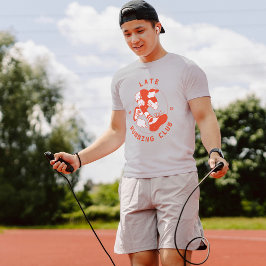 Camiseta Funcionando Late Club Retro Funny Personalizado 20