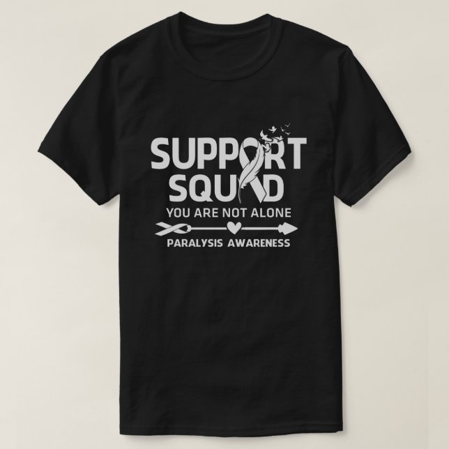 Camiseta Funcionaria de apoyo a escuadrón de parálisis (Diseño del anverso)