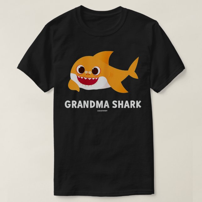 Camiseta Funcionaria del Tiburón de la Abuela Pinkfong  (Diseño del anverso)