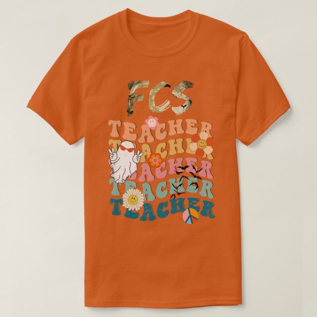 Camiseta Funcionaria docente de FCS para la familia y las c (Diseño del anverso)