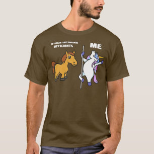 Camiseta Funcionario Boda de Unicorn