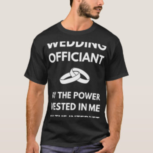 Camiseta Funcionario Boda gracioso