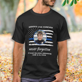 Camiseta Funcionario Caído En Monumento De La Policía De La
