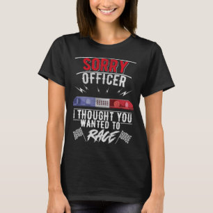 Camiseta Funcionario de Carreras de coches Funny Men Drag R