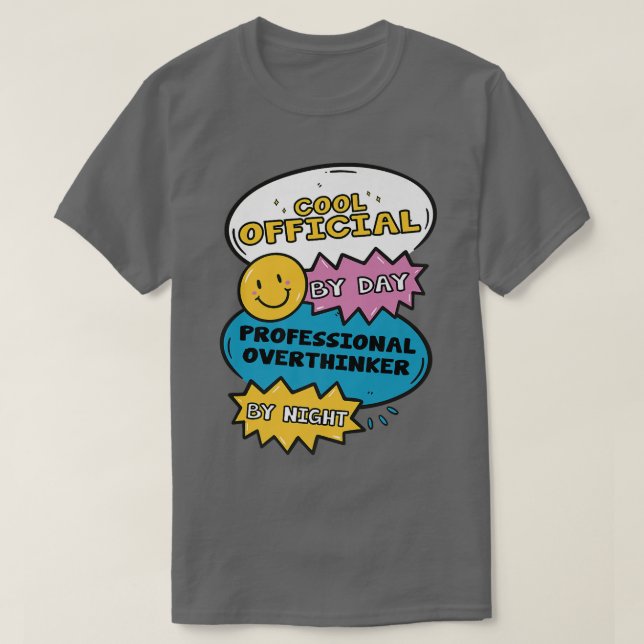 Camiseta Funcionario de Guay Por Día Profesional Sobrepensa (Diseño del anverso)