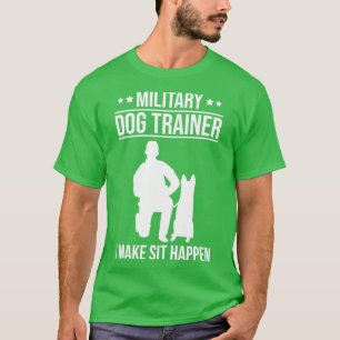 Camiseta Funcionario de policía de K9 entrenador de perro m