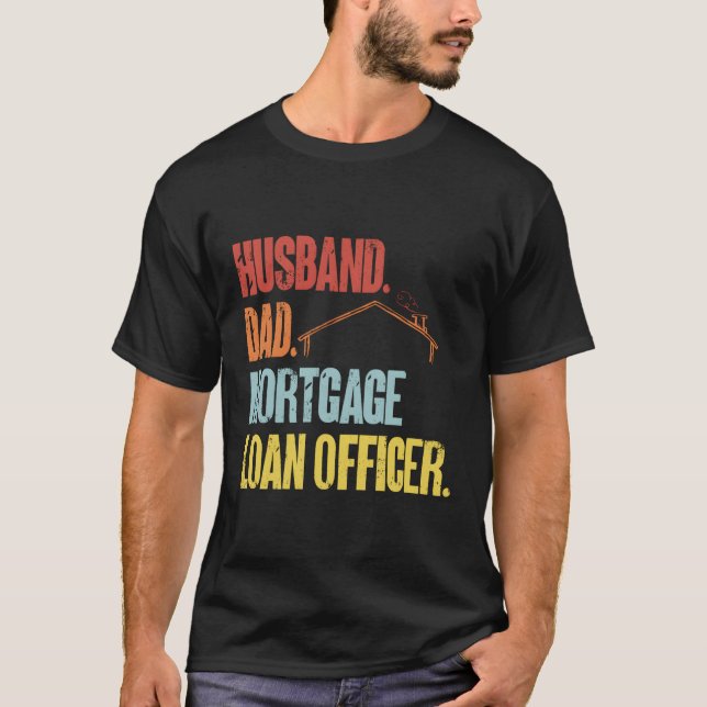 Camiseta Funcionario de préstamos de Husband Dad Morte (Anverso)