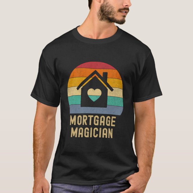 Camiseta Funcionario de préstamos hipotecarios Magician Vin (Anverso)