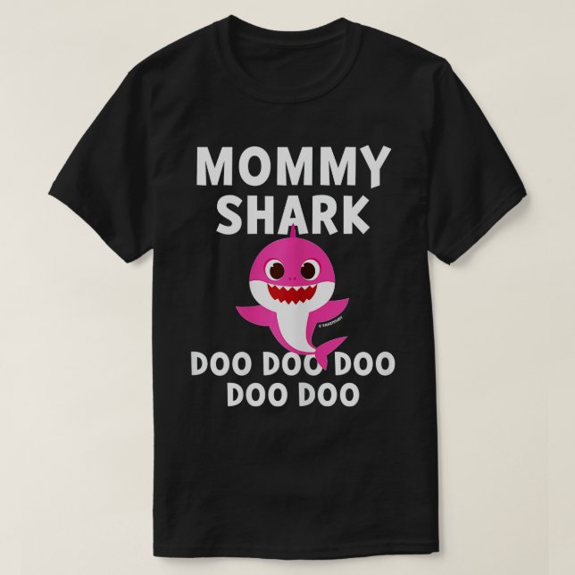 Camiseta Funcionario de tiburón mami Pinkfong  (Diseño del anverso)