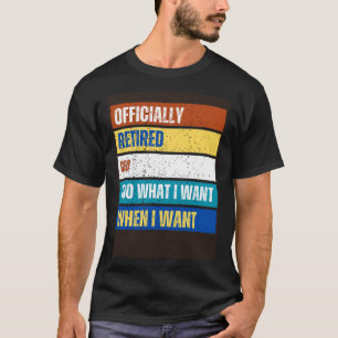 Camiseta Funcionario ejecutivo jubilado