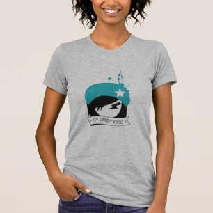 Camiseta Funcionario "logotipo de los chicas del TLV Derby"