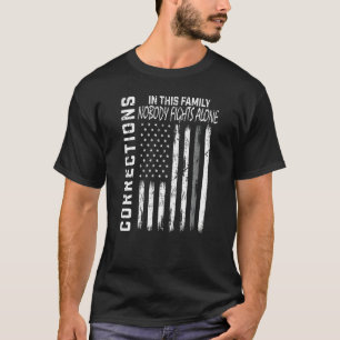 Camiseta Funcionario penitenciario de línea fina gris F
