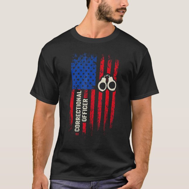 Camiseta Funcionario penitenciario en prácticas Correccione (Anverso)