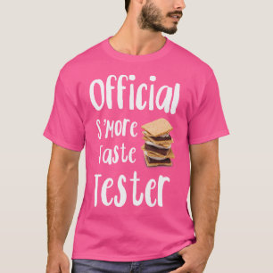 Camiseta Funcionario S'More Taste Tester Campfire Smores Tr