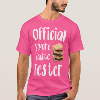 Camiseta Funcionario S'More Taste Tester Campfire Smores Tr